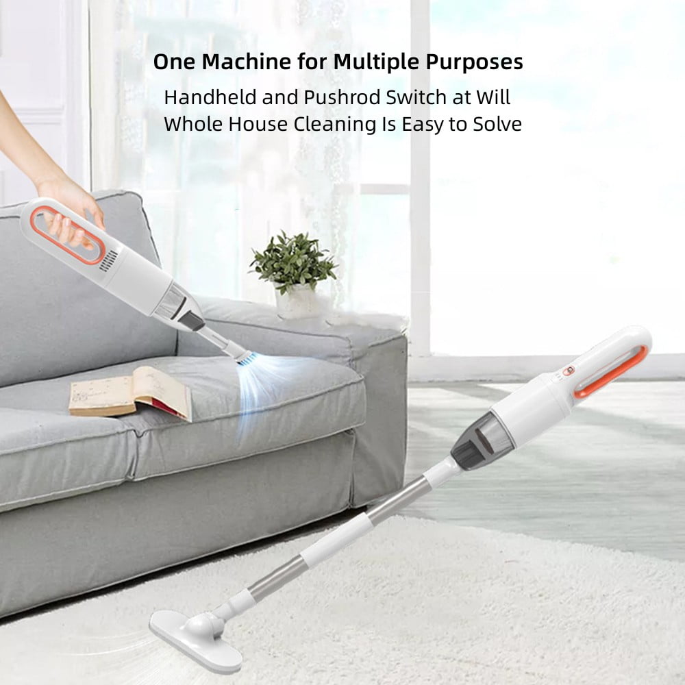 Lightweight Cordless Stick Vacuum Cleaner for Hardwood Floors, 12000Pa Suction Upright Wet Dry Vacuum Cleaner with Dual Filter, 30 Mins Runtime, Stick Vacuum for Hardwood Floor Pet Hair Home Car