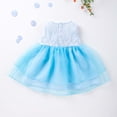 thumbnail image 5 of FYDUU Flower Girl Dress Toddler Baby Girls Sleeveless Tulle Princess Wedding Dresses Birthday Party Gown Fashion Cute Tutu Dress 6-9 Months, 5 of 7