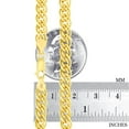 thumbnail image 4 of Nuragold 10K Yellow Gold 6mm Double Cuban Curb Link Chain Pendant Necklace, Mens Women Jewelry Lobster Clasp 18" 20" 22" 24" 26", 4 of 10