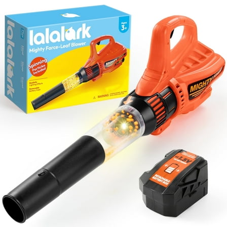 Lalalark Toddler Leaf Blower Electronic Modern Pretend and Play Toy with Sounds, Lights and Wind, Gift for Kids Age 3-5