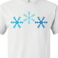 thumbnail image 4 of Inktastic Snowflakes Winter Christmas T-Shirt, 4 of 5