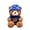 C, variant on Christmas Sweater Bear Stuffed Animal, Knit Santa Hat Bear Plush Toy for Holiday Decoration Gift(A)