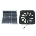 TUMALL Greenhouse Solar Panel Powered Exhaust Fan Solar Powered Attic