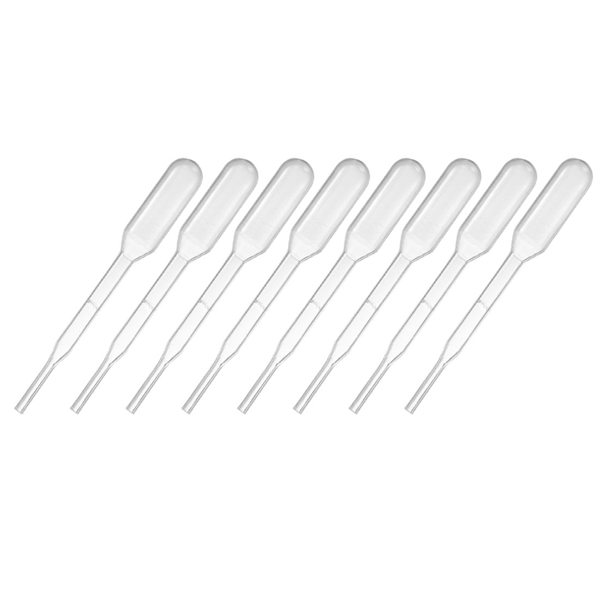 Uxcell 3ml 61mm Liquid Drop Droppers Disposable Pipettes 30 Pack