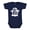 Navy, variant on Baby Boys & Girls 100% Cotton Jack O Lantern Face Halloween One Piece Bodysuit, Sizes 0 to 12M