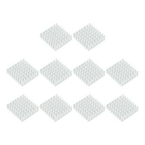 10pcs  4 Heatsink Kit, 28x28x8mm Aluminum Heatsink Mini VRM Heatsink Cooler Heat Sink for Cooling 3D Printers