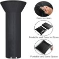 thumbnail image 3 of Patio Heater Covers with Zipper and Storage Bag Waterproof Dustproof Wind-Resistant Sunlight-Resistant Snow-Resistant Black, 3 of 6