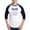 Blue/White, variant on - Papa Noun Definition Baseball Jersey - Cotton Baseball Jersey, 3/4 Raglan Sleeve Shirt