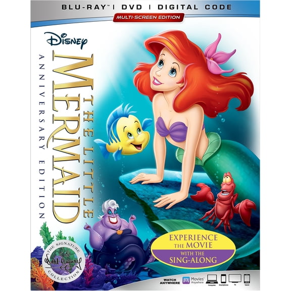The Little Mermaid (Anniversary Edition) (Blu-ray   DVD   Digital Copy)