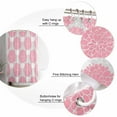 thumbnail image 6 of Shower Curtain Waterproof for Bathroom 72x72 Inch, Pink Dahlia Flowers Bath Curtain for Bath Stalls and Tub Grey Floral Decorative Shower Curtains with Hooks, 6 of 8