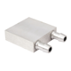 thumbnail image 4 of Bloque de refrigeración por agua de aleación de aluminio primario (6 unidades, 40 x 40 mm) para sistema de disipador de calor de agua líquida, plateado, para PC, portátil y CPU., 4 of 5