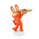 thumbnail image 1 of Figura de conejo china creativa, organizador de almacenamiento para esculturas y artículos diversos de arte y artesanía. Naranja, 1 of 9
