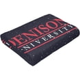 thumbnail image 6 of Denison University Fleece Blanket, Very Soft Microfiber Flannel Blanket for Couch Warm and Cozy for All Seasons, Black, 6 of 6