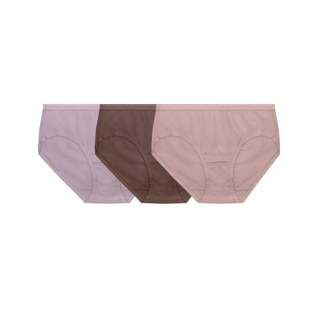Hispter Fruit of the Loom para Mujer, Algodón Premium, Multicolor, 3 Piezas Talla 5