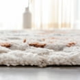 thumbnail image 5 of SAFAVIEH Casablanca Merton Abstract Moroccan Wool Shag Area Rug, Ivory/Brown, 8' x 10', 5 of 10