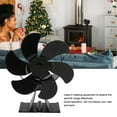 thumbnail image 3 of Stove Fan, Fireplace Fan Thermodynamic Drive Black Powerful  for Fireplace, 3 of 7