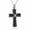 Black, variant on Personalize Crystal Cross Urn Necklaces for Ashes Women / Men / Human / Pet Urn Pendant Memorial Keepsake Ashes Holder