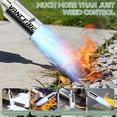 thumbnail image 6 of Propane Torch Weed Burner Kit with Storage Bag, Heavy Duty High Output Blow Torch Flamethrower with Self Igniter & 10FT Hose for Weeding, Roofing, Ice Melting, Road Marking,Charcoal (34"), 6 of 7