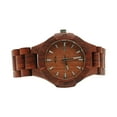 thumbnail image 4 of Angie Wood Creations Laser Engraved Red Sandalwood Men’s Watch, 4 of 7