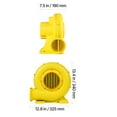 thumbnail image 4 of KFFKFF Air Pump, 680&750W, 1.0HP Inflatable Structure Fan, Commercial Grade Blower for Inflatables, 3400RPM Electric Air Fan Ideal for Bouncy Structures, Water Slides, Yellow, 4 of 9