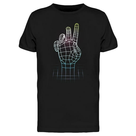 Retro Futuristic Hand T-Shirt Men -Image by Shutterstock, Male x-Large