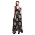 thumbnail image 1 of Bimba Floral Femmes Imprimé Sans Manches Long Maxi Strappy Bohème BeachDress-X-Small, 1 of 4