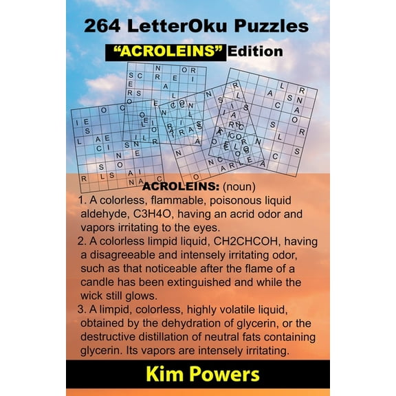 264 LetterOku Puzzles "ACROLEINS" Edition: Letter Sudoku Brain Health (Paperback)(Large Print)
