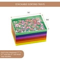 Bits and Pieces Puzzle Stackem Sorting Trays Puzzle Piece Sorter