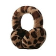 thumbnail image 7 of CYSFASHION Ear Muffs for Woman Plush Cold Weather Faux Fur Christmas Gifts for Teens Women Winter Fashion Cover Warmer Men Earmuffs Coffee, 7 of 7