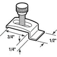 thumbnail image 3 of Storm Door Panel Clips with Screws, 1/4 in., Mill Finish (8-pack), 3 of 3