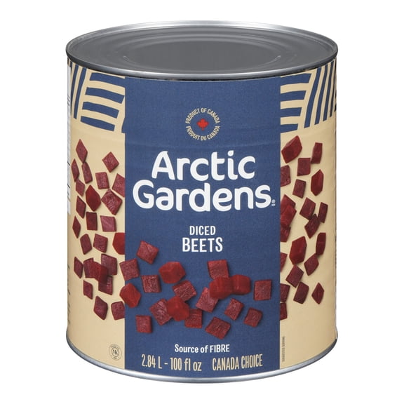 Arctic Gardens Diced Beets, Bulk Food Service, 2.84L/100 oz, Gluten-Free and Versatile