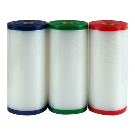3 Rolls Textured Vacuum Food Sealer Saver Seal Bag Storage Rolls 7.9"