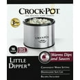 CrockPot Little Dipper Food Warmer, Silver