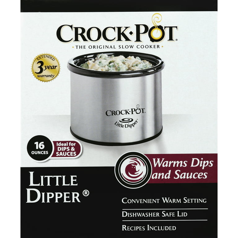 Crock-Pot Little Dipper Food Warmer, Silver 