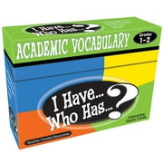 Teacher Created Resources I Have, Who Has Academic Vocabulary Game, Grade 1-2