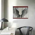 thumbnail image 4 of Autua Angel Wings Gothic Canvas Wall Art - Ready to Hang Home Decor 16x12in, 4 of 6