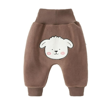

Boys Uniform Pants Newborn Baby Girls Boys Pants Spring and Autumn Years Unisex Baby Toddler Knee Pads Long Pants Cargo Pants(Color:Coffee Size:18-24 Months)