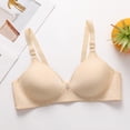 thumbnail image 3 of Womens Seamless Wireless Supportive Bra JIANLAI One Smooth U Smoothing Underwire Bras for Women, Convertible Straps, Ultra Light Beige, 3 of 7