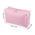 thumbnail image 4 of Unique Bargains Floral Makeup Bag Zipper Flower Cosmetic Pouch Pink, 4 of 7