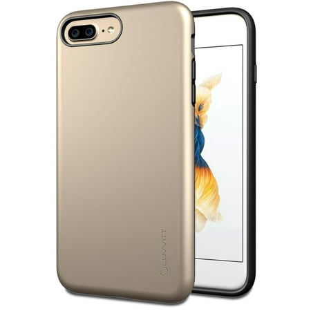 iPhone 7 Plus Case, LUVVITT [Super Armor] Shock Absorbing Case Best Heavy Duty Dual Layer Tough Cover for Apple iPhone 7 (Best Cover For Iphone 7 Plus)