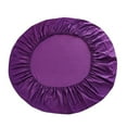 thumbnail image 1 of Muebles para El Hogar Del Hogar Del Del Color Sólido de Cubierta Púrpura Zulema Cotton Fitted Sheets, 1 of 7