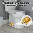 thumbnail image 4 of Guiexla Turtle Ornament Mini Feng Shui Money Tortoise Figurine Ceramic Turtle Statue for Bonsai Fish Tank Decoration, 4 of 8