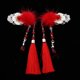 thumbnail image 4 of Paquete de 2 pinzas para el cabellero Yuyangstore con borlas chinas para Cosplay, 4 of 8