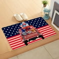 thumbnail image 3 of 4th of July Door Mat Indepence Day Outside Door Mats Stars And Stripes Truck Outside Door Mats for Front Door Welcome Sign for Front Door Lightning Deals of Today for Entrance Decor 16 x 24 Inch, 3 of 7