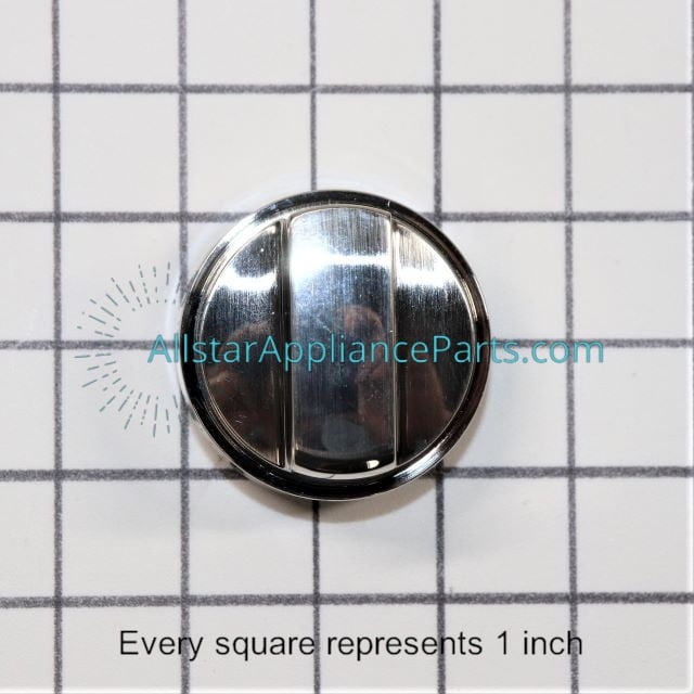 LG Silver Range/Stove/Oven Control Knob, Plastic