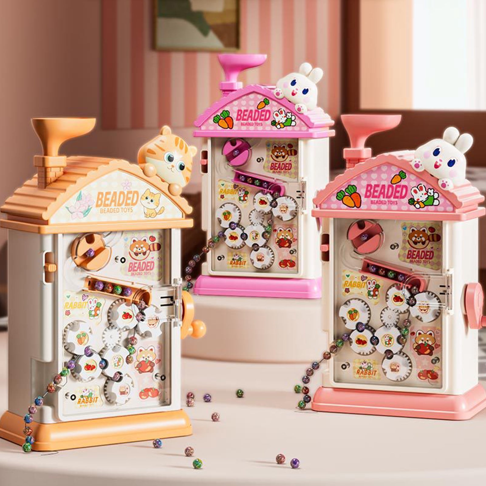 Creation Set Automatic Bead Stringing Machine 400 Beads For Kids Craft Activity Educational