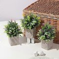 thumbnail image 2 of Set Of 2 Artificial Lavender Plants In Pots With Mini Plastic Pots - Fake Green Plants, 2 of 4