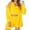Yellow, variant on Uaswgudfs Women's 3 Piece Fuzzy Plush Loungewear Set Fluffy Pajama Sleepwear Jacket Crop Top Shorts Cozy Comfortable Home Clothes Winter Soft Warm Pajama Set