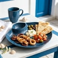 thumbnail image 7 of Divided Snack Serving Tray with Compartment, Plastic Chip and Fry Platter for Home Kitchen Party Tableware, 7 of 7