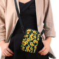 thumbnail image 4 of HELLHERO Sling Bag for Unisex Travel Daily Use Salamander Sunflower Pattern Crossbody Sling Bag Lightweight, 4 of 7